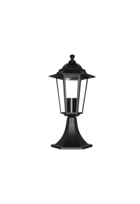 GARDEN LIGHT ΙΡ44 Ε27 60W BLACK RAL C0026