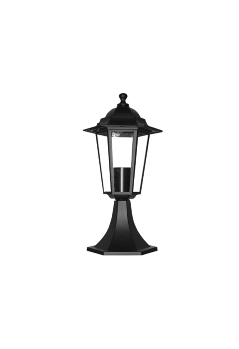 GARDEN LIGHT ΙΡ44 Ε27 60W BLACK RAL C0026
