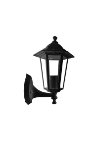 WALL LATERN LAMP BLACK IR44 E27 60W BLACK IR44 E27 60W ABOVE RAL C0026