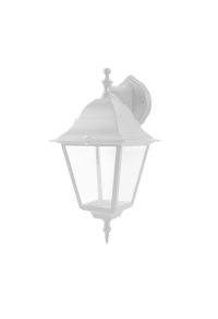 WALL LATERN LAMP WHITE SQUARE DOWN 193X330 RAL C3619M