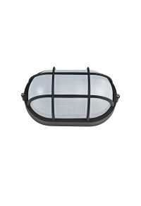 BULKHEAD E27 208mm BLACK WITH RAL C0026