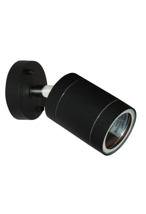 ALUMINIUM SPOTLIGHT GU10 BLACK WITH KEY RAL C0026