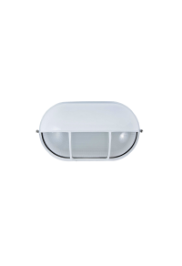 BULKHEAD WHITE IP54 E27 60W RAL C3619M
