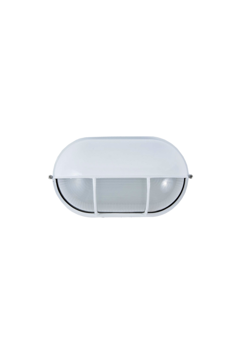 BULKHEAD WHITE IP54 E27 60W RAL C3619M