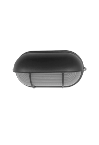 BULKHEAD GREY IP54 E27 60W RAL7016M