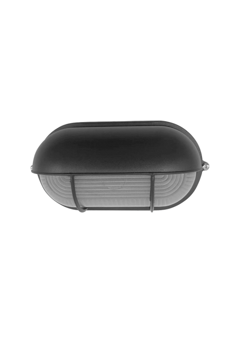 BULKHEAD GREY IP54 E27 60W RAL7016M