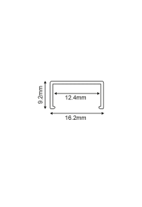 PLO ALUMINUM PROFILE 2m/pc
