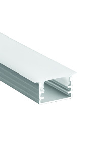 MINA SEMI TRIMLESS ALUMINUM PROFILE WITH OPAL PC DIFFUSER 2m/pc