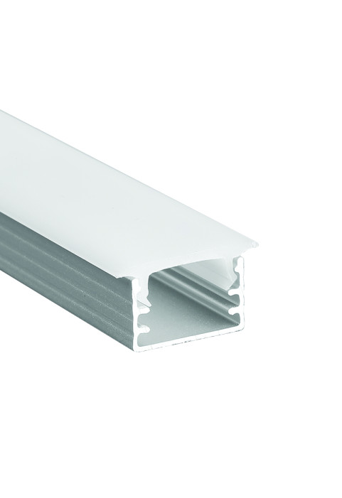 MINA SEMI TRIMLESS ALUMINUM PROFILE WITH OPAL PC DIFFUSER 2m/pc