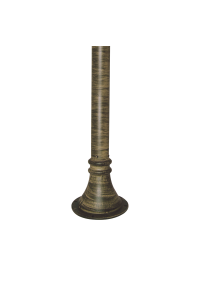 SMALL POLE 0.50 met. WITH BASE WITH BASE FOR ALUMINUM LIGHTS GOLD-BLACK