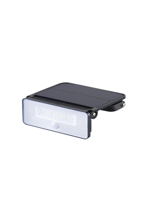 SOLAR SMD LED FLOOD LIGHT WITH SENSOR 12W 1600LM 4000K IP54 120° Ra80
