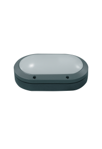 WALL LAMP GREY ΙΡ54 Ε27 max.40W 218x135x65mm RAL7016M