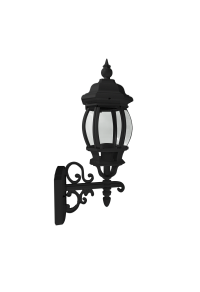 WALL GARDEN LIGHT ΙΡ44 Ε27 max.60W  RAL C0026