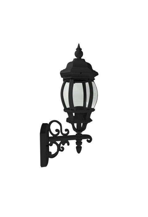 WALL GARDEN LIGHT ΙΡ44 Ε27 max.60W  RAL C0026