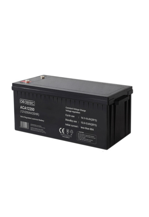 BATTERY AGM VRLA 12V 200AH/20HR (M8 terminal)