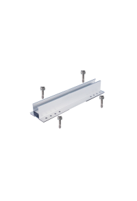 INSTALLATION BASE OF PV PANEL ON INDUSTRIAL ROOFTOP MINI RAIL WITH SCREWS