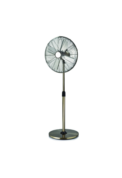 STAND FAN, METALLIC, NIKEL WITH 4 SILVER BLADES, DIAM45, AC 60W