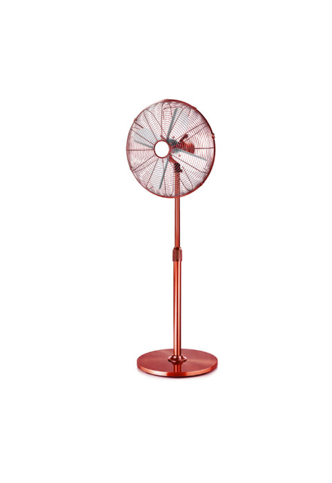 STAND FAN, METALLIC, COPPER COLOR WITH 4 SILVER BLADES, DIAM45, AC 60W