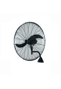 INDUSTRIAL WALL FAN, REMOTE CONTROL,  METALLIC, BLACK WITH 2 BLACK BLADES, DIAM65, AC 150W
