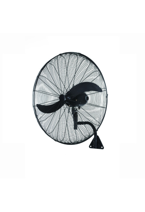 INDUSTRIAL WALL FAN, REMOTE CONTROL,  METALLIC, BLACK WITH 2 BLACK BLADES, DIAM65, AC 150W