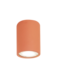 ^ROUND CEILING LUMINAIRE IP65 GU10 TERRACOTTA CONCRETE