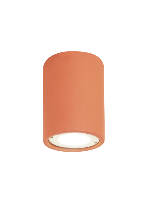 ^ROUND CEILING LUMINAIRE IP65 GU10 TERRACOTTA CONCRETE