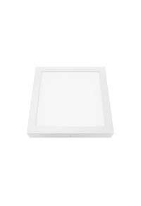 LED SLIM PANEL WHITE SQUARE CEIL.23W 3000K 2050Lm 288x288mm 230V AC Ra80