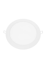 LED SLIM PANEL WHITE ROUND REC. 23W 6500K 2120Lm Φ298mm 230V AC Ra80
