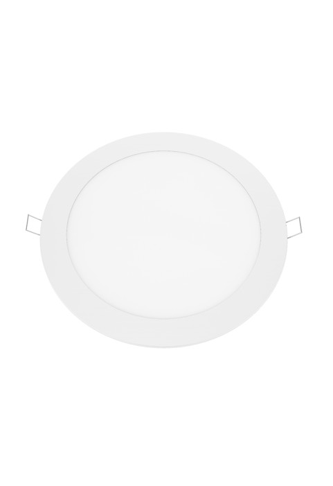 LED SLIM PANEL WHITE ROUND REC. 23W 6500K 2120Lm Φ298mm 230V AC Ra80