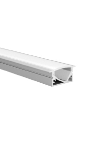 LEVI ALUMINUM PROFILE P191 WITH OPAL PC DIFFUSER 2m/pc