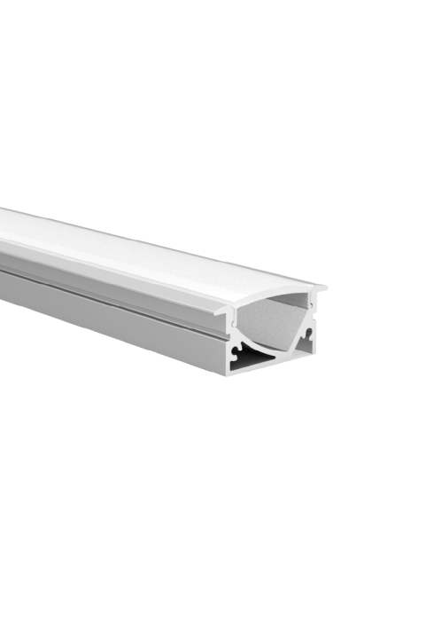LEVI ALUMINUM PROFILE P191 WITH OPAL PC DIFFUSER 2m/pc