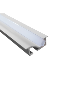 ARPY RECESSED ALUMINUM PROFILE P168U WITH OPAL PC DIFFUSER 2m/pc
