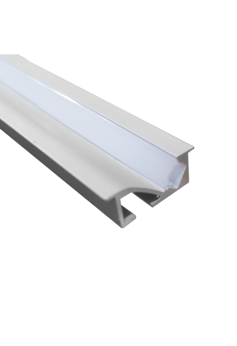 ARPY RECESSED ALUMINUM PROFILE P168U WITH OPAL PC DIFFUSER 2m/pc
