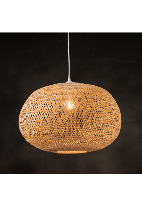ПЕНДЕЛ 1ΧΕ27 BAMBOO D56xΗ35CM SYMI
