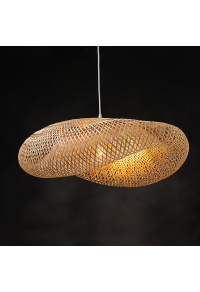 PENDANT LIGHTING 1ΧΕ27 BAMBOO 76x56xΗ22CM SYMI