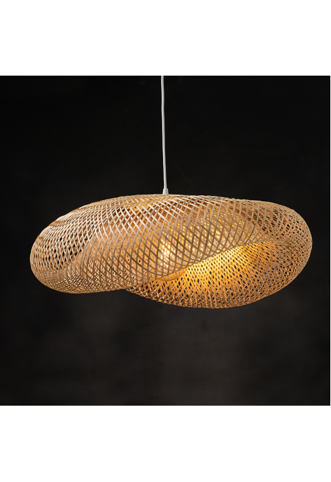 PENDANT LIGHTING 1ΧΕ27 BAMBOO 76x56xΗ22CM SYMI