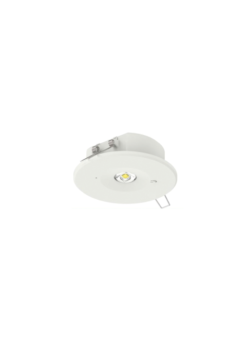 NON-MAINTAINED EMERGENCY LED LUMINAIRE IP20 1.2W 3HRS 150LM 6000K 230V AC, WITH TEST BUTTON