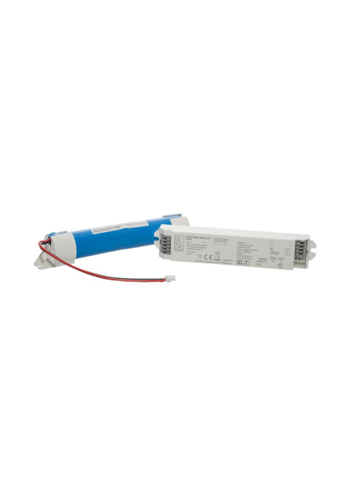 LED EMERGENCY KIT 3HRS CONVERTER 50-300VDC Max.5W & BATTERY LiFePO4 6.4V 3Ah