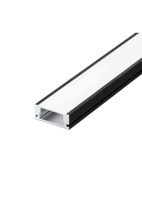 MINI SAND BLACK PROFILE P109B WITH OPAL PC DIFFUSER 2m/pc
