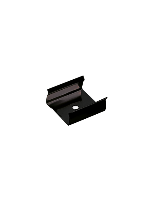 BLACK METAL MOUNTING CLIP FOR PROFILES P108* & P109*