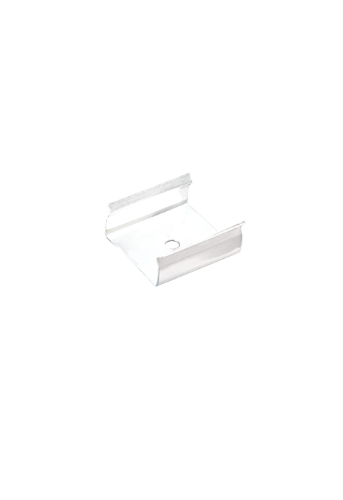 WHITE METAL MOUNTING CLIP FOR PROFILES P108* & P109*