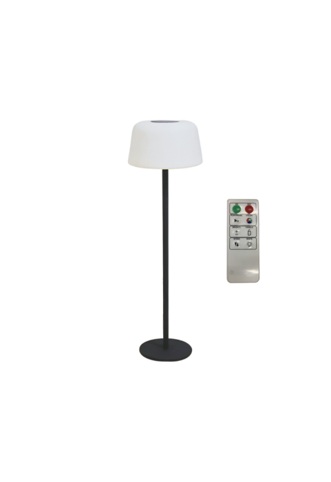 SOLAR/RECHARGEABLE RGBW LED FLOOR LAMP D30*H15CM IP65 LiFePO4 2000mAh