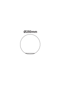 SOLAR/RECHARGEABLE RGBW LED BALL D25cm IP54 LiFePO4 1800mAh