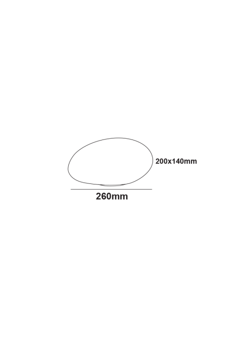 SOLAR/RECHARGEABLE RGBW LED STONE 26*20*14cm IP54 LiFePO4 1800mAh