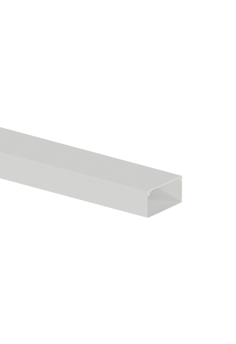 CABLE TRUNKING 80X40mm WITHOUT ADHESIVE TAPE WITH DOUBLE LOCK WHITE