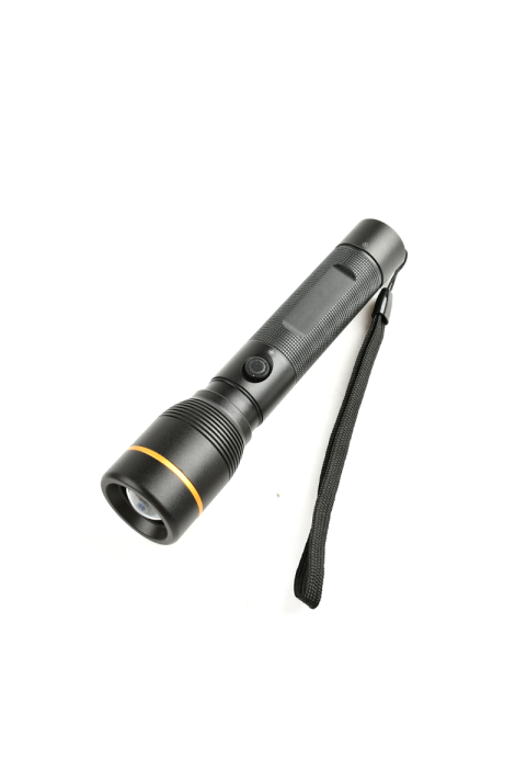 LED RECHARGEABLE ZOOMABLE FLASHLIGHT 10W 1000LM 6500K IP44 Li-on 2200mAh ,TYPE-C USB