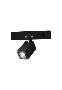  MINI BLACK SQUARE MAGNETIC SPOT 24V DC 1W 4000K 85LM 24° RA90 5 YRS 12*22(38)ΜΜ