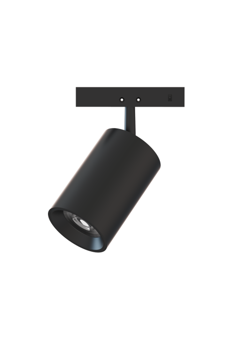  MINI BLACK MAGNETIC SPOT 24V DC 5W 4000K 530LM 24° RA90 5 YRS Φ35,5*55(81)ΜΜ