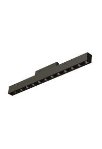  MINI BLACK MAGNETIC LUMINAIRE 24V DC 10W 3000K 490LM 36° RA90 5 YRS L196MM