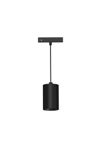  MINI BLACK MAGNETIC PENDANT LUMINAIRE 24V DC 5W 4000K 540LM 38° RA90 5 YRS Φ35,5*55(1000)ΜΜ